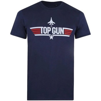 textil Herre Langærmede T-shirts Top Gun  Blå