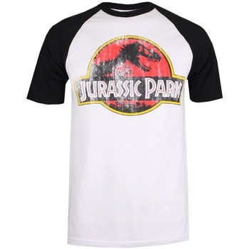 textil Herre Langærmede T-shirts Jurassic Park  Sort