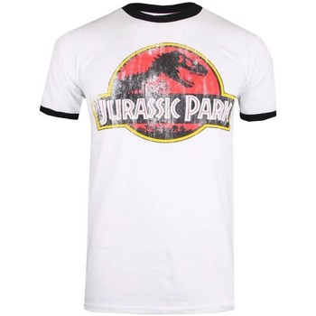 textil Herre Langærmede T-shirts Jurassic Park  Sort