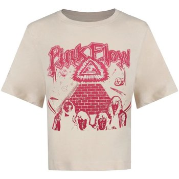 textil Dame Langærmede T-shirts Pink Floyd  Beige