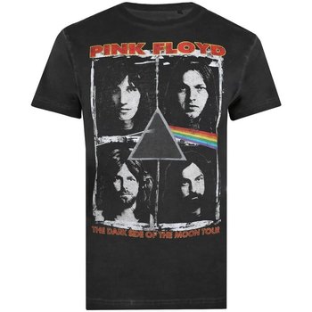 textil Herre Langærmede T-shirts Pink Floyd  Sort