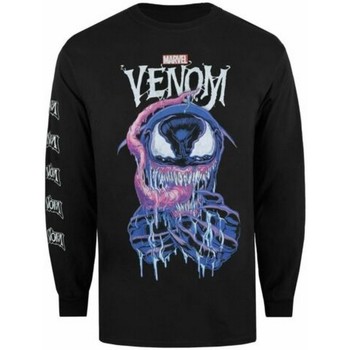 textil Herre Langærmede T-shirts Venom  Sort