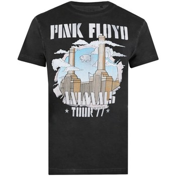 textil Herre Langærmede T-shirts Pink Floyd  Sort