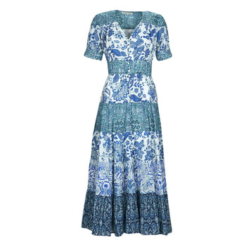 textil Dame Lange kjoler Derhy CLEMENTINE ROBE Blå / Hvid