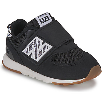 Sko Pige Lave sneakers New Balance 574 Sort / Zebra