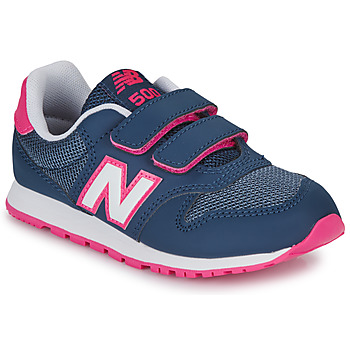 Sko Pige Lave sneakers New Balance 500 Blå / Pink