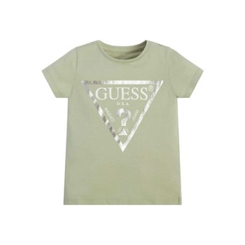 textil Pige T-shirts m. korte ærmer Guess SS T SHIRT CORE Grøn