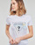 textil Dame T-shirts m. korte ærmer Guess SS CN ALVA TEE Hvid