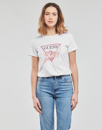 Guess SS CN ICON TEE Hvid