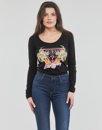 Guess LS SN TRIANGLE FLOWERS TEE Sort