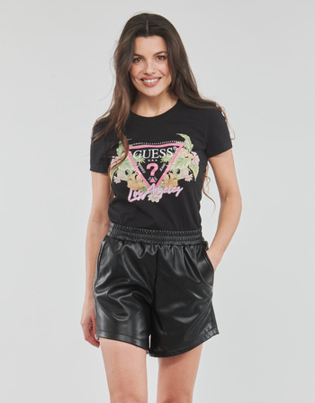 Guess SS CN TRIANGLE FLOWERS TEE Sort