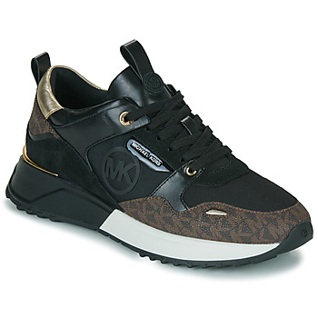 Sko Dame Lave sneakers MICHAEL Michael Kors THEO TRAINER Sort / Brun / Guld