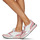 Sko Dame Lave sneakers MICHAEL Michael Kors ALLIE STRIDE TRAINER Hvid / Pink / Sølv