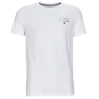 textil Herre T-shirts m. korte ærmer Tommy Hilfiger CN SS TEE LOGO Hvid