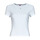 textil Dame T-shirts m. korte ærmer Tommy Jeans TJW BBY ESSENTIAL RIB SS Hvid
