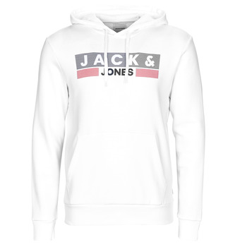 textil Herre Sweatshirts Jack & Jones JJECORP LOGO SWEAT HOOD Hvid