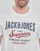 textil Herre T-shirts m. korte ærmer Jack & Jones JJELOGO TEE SS O-NECK Beige