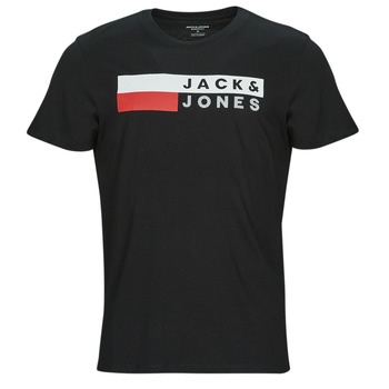 textil Herre T-shirts m. korte ærmer Jack & Jones JJECORP LOGO TEE SS O-NECK Sort