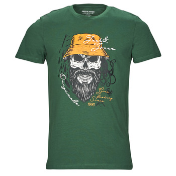 textil Herre T-shirts m. korte ærmer Jack & Jones JORROXBURY TEE SS CREW NECK Grøn