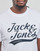 textil Herre T-shirts m. korte ærmer Jack & Jones JORTREVOR UPSCALE SS TEE CREW NECK Hvid