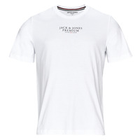 textil Herre T-shirts m. korte ærmer Jack & Jones JPRBLUARCHIE SS TEE CREW NECK Hvid