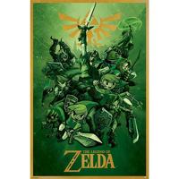 Indretning Skilte og plakater The Legend Of Zelda TA4106 Flerfarvet