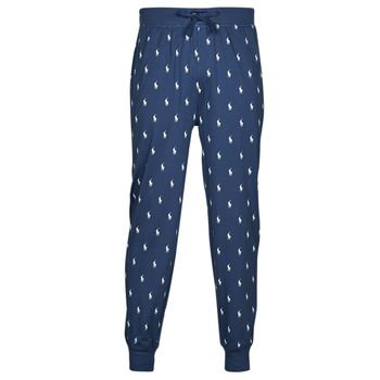 textil Herre Pyjamas / Natskjorte Polo Ralph Lauren SLEEPWEAR-JOGGER-SLEEP-BOTTOM Blå / Fløde