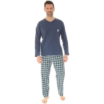 textil Herre Pyjamas / Natskjorte Christian Cane SEYLAN Blå