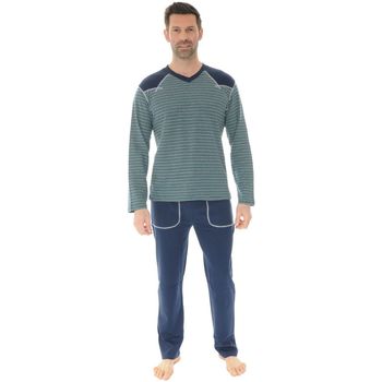 textil Herre Pyjamas / Natskjorte Christian Cane SAHEL Blå