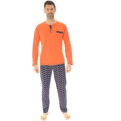 textil Herre Pyjamas / Natskjorte Christian Cane SHAD Orange