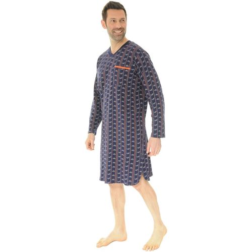 textil Herre Pyjamas / Natskjorte Christian Cane SHAD Blå