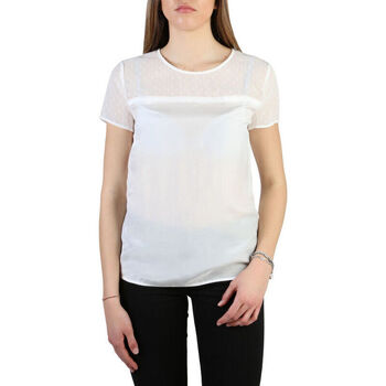 textil Dame T-shirts m. korte ærmer Armani jeans - 3y5h45_5nzsz Hvid