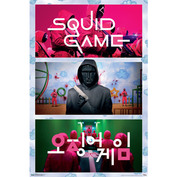 Indretning Skilte og plakater Squid Game SG21150 Flerfarvet