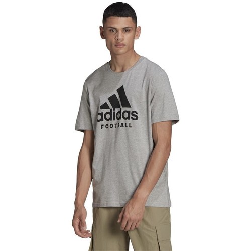 textil Herre T-shirts m. korte ærmer adidas Originals Boss Footbal Grå