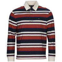 textil Herre Polo-t-shirts m. lange ærmer Tommy Hilfiger NEW PREP STRIPE RUGBY Flerfarvet