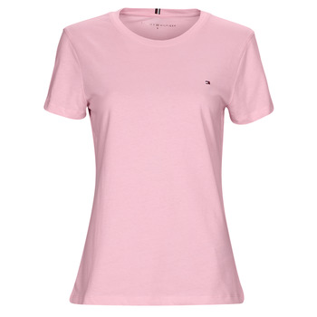 textil Dame T-shirts m. korte ærmer Tommy Hilfiger NEW CREW NECK TEE Pink