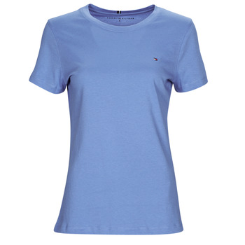 textil Dame T-shirts m. korte ærmer Tommy Hilfiger NEW CREW NECK TEE Blå