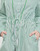 textil Dame Korte kjoler Tommy Hilfiger ORG CO STRIPE MIDI SHIRT-DRESS Hvid / Grøn