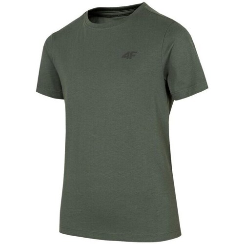 textil Dreng T-shirts m. korte ærmer 4F JTSM001 Grøn
