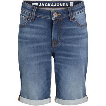 textil Dreng Shorts Jack & Jones 12205922 JJIRICK JJICON SHORTS GE 835 I.K SN JR BLUE DENIM Blå