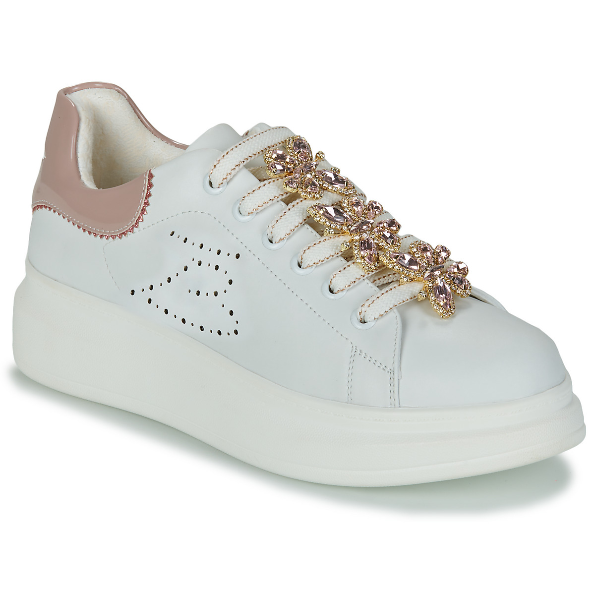 Sko Dame Lave sneakers Tosca Blu ALOE Hvid / Pink / Guld