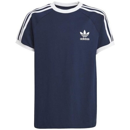 textil Herre T-shirts m. korte ærmer adidas Originals 3STRIPES Tee Marineblå