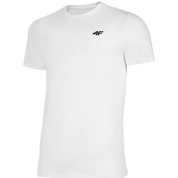 textil Herre T-shirts m. korte ærmer 4F TSM352 Hvid