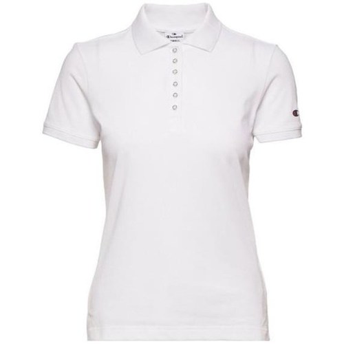 textil Dame T-shirts m. korte ærmer Champion Polo Hvid