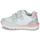 Sko Pige Lave sneakers Geox J FASTICS GIRL Hvid / Pink / Sølv