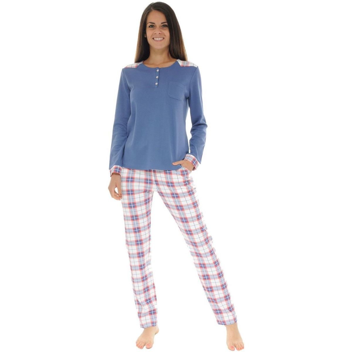 textil Dame Pyjamas / Natskjorte Christian Cane ROMINA Blå