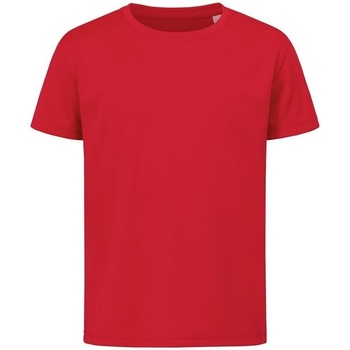 textil Børn T-shirts m. korte ærmer Stedman  Rød