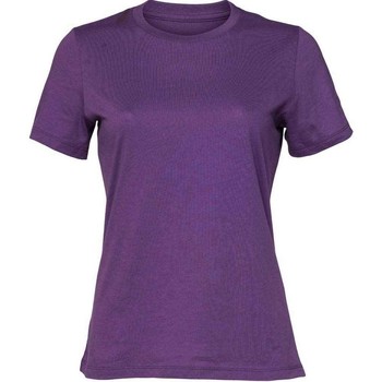 textil Dame Langærmede T-shirts Bella + Canvas BL6400 Violet
