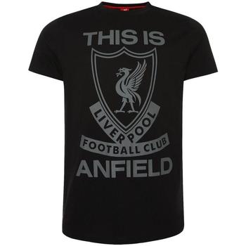 textil Herre Langærmede T-shirts Liverpool Fc  Sort