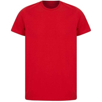 textil Langærmede T-shirts Sf SF130 Rød